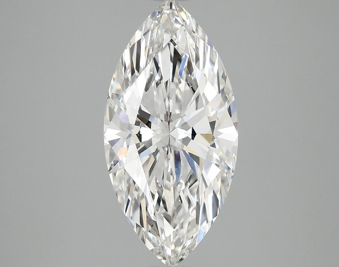 3.08 Carat Marquise Shaped Ideal Cut VVS2 IGI Certified Lab Grown Diamond