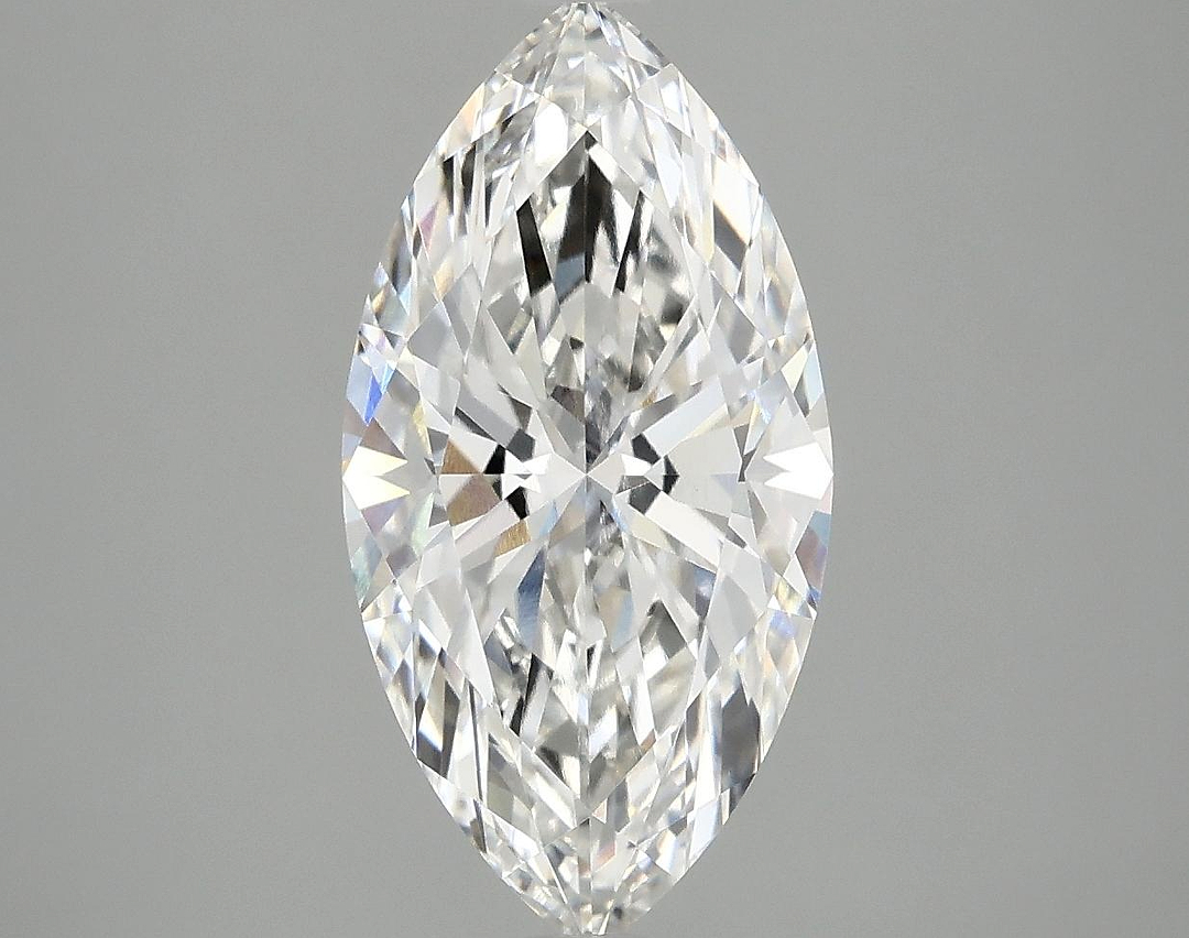 2.92 Carat Marquise Shaped Ideal Cut VVS2 IGI Certified Lab Grown Diamond