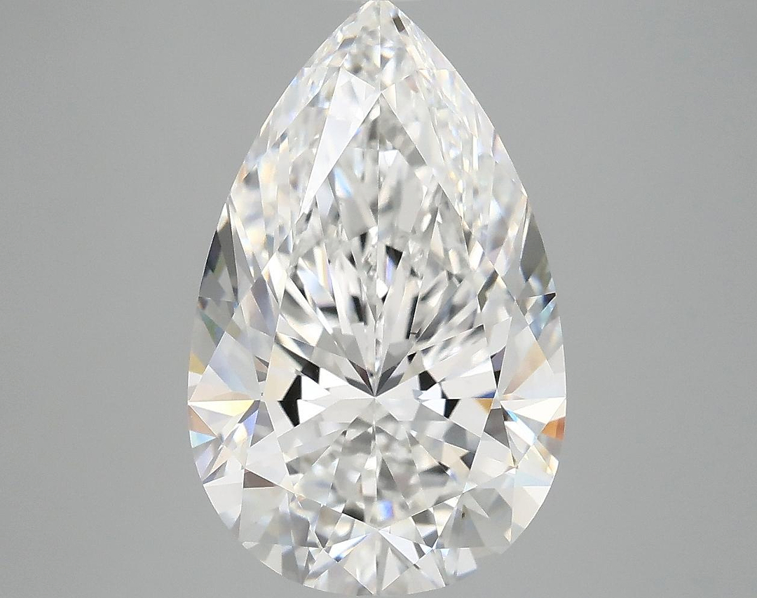 5.01 Carat Pear Shaped Ideal Cut VVS2 IGI Certified Lab Grown Diamond