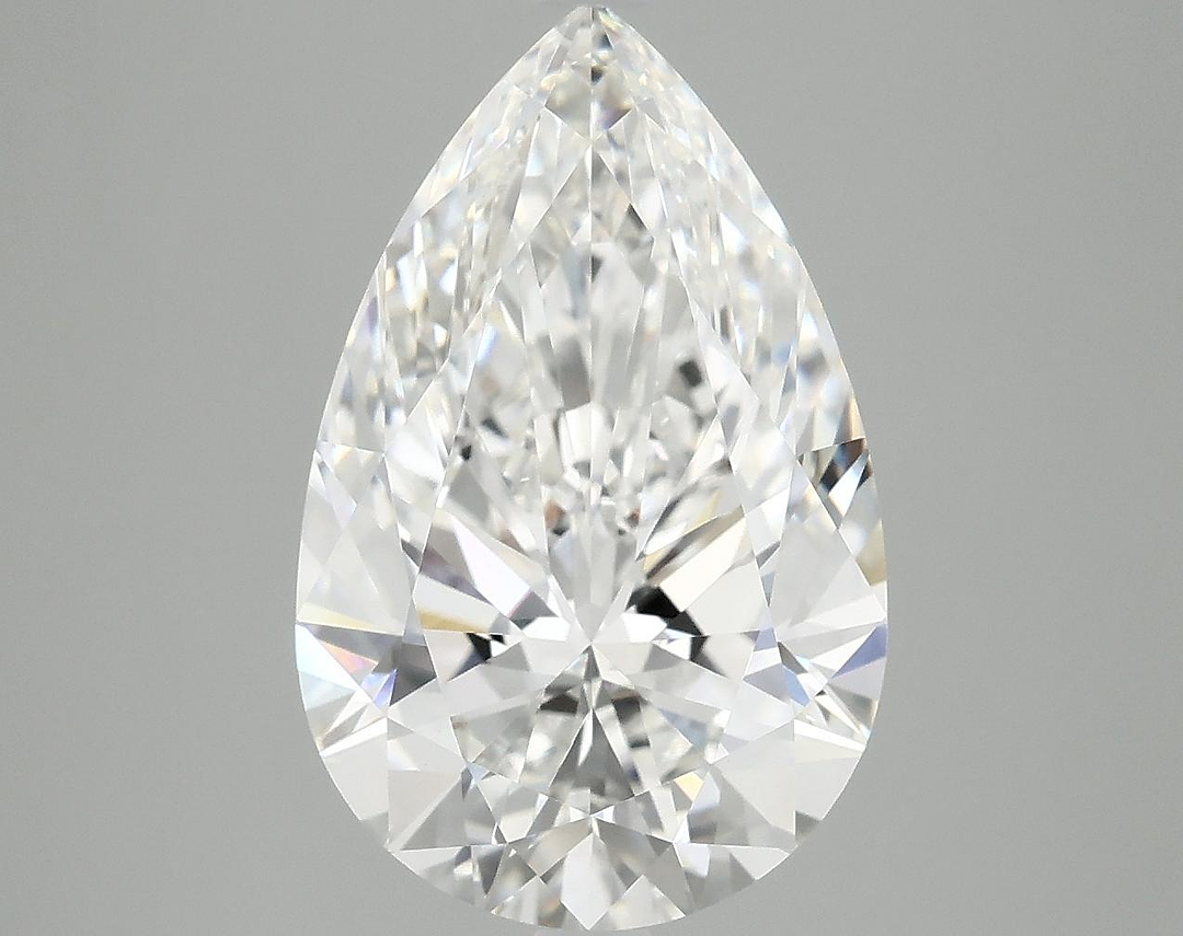 5.06 Carat Pear Shaped Ideal Cut VVS2 IGI Certified Lab Grown Diamond