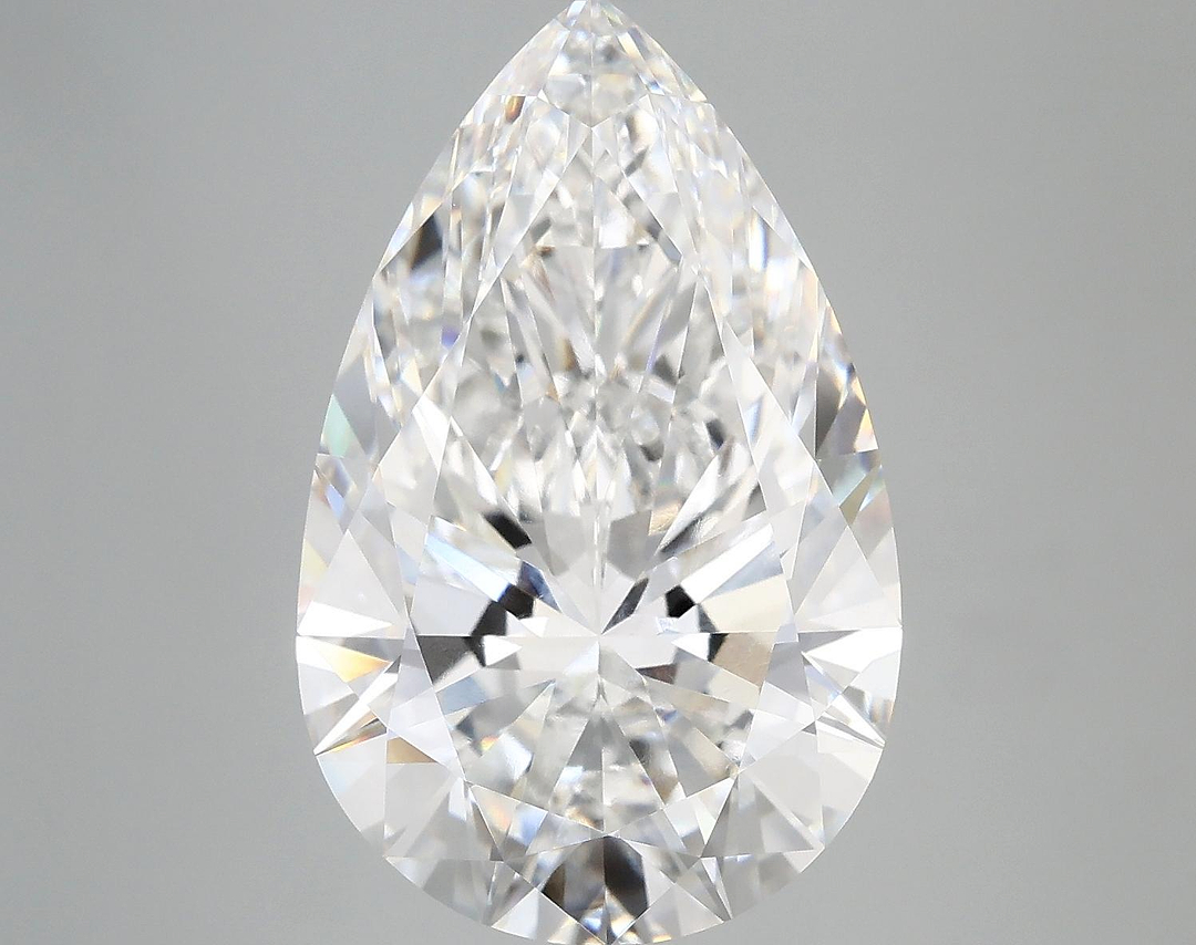 7.2 Carat Pear Shaped Ideal Cut VVS2 IGI Certified Lab Grown Diamond