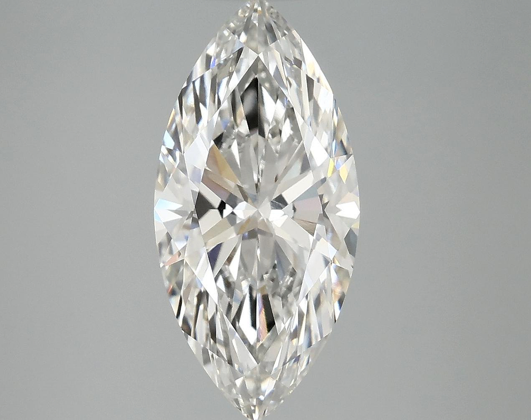 2.97 Carat Marquise Shaped Excellent Cut VVS2 IGI Certified Lab Grown Diamond