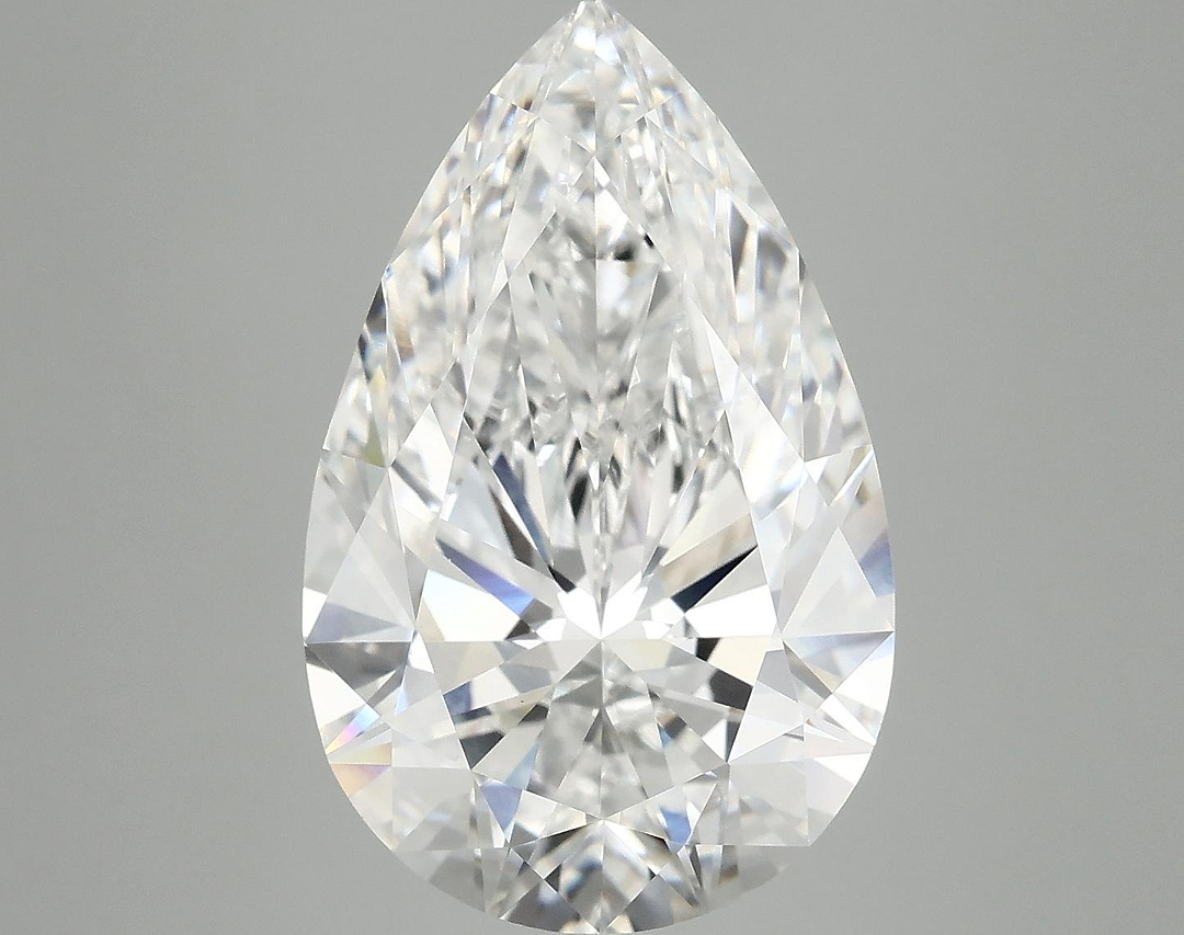 7.19 Carat Pear Shaped Ideal Cut VVS2 IGI Certified Lab Grown Diamond