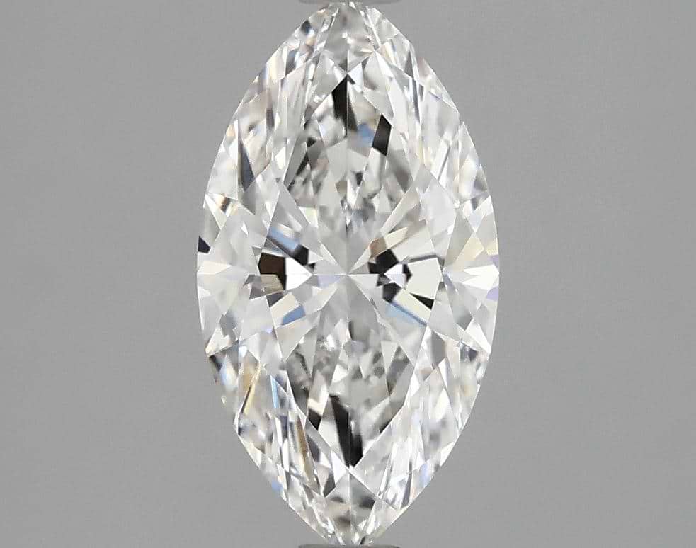 1.53 Carat Marquise Shaped Excellent Cut VVS2 IGI Certified Lab Grown Diamond