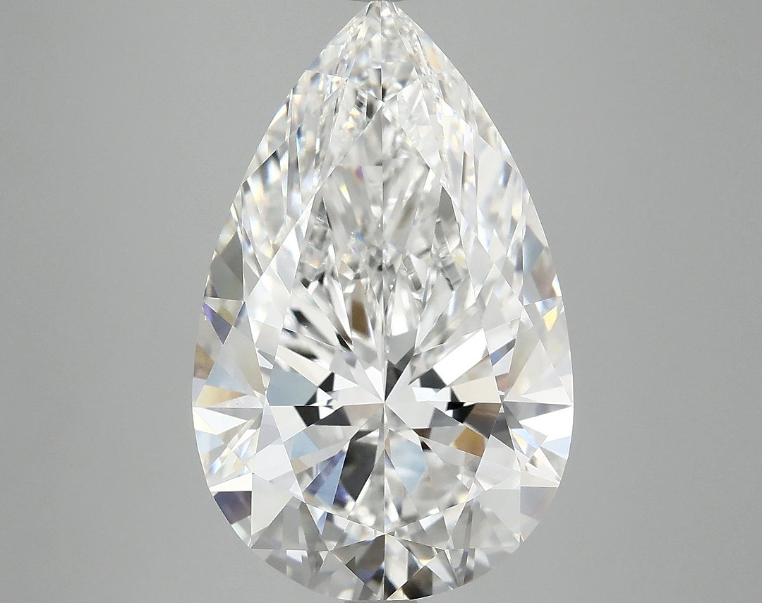 7.02 Carat Pear Shaped Ideal Cut VVS2 IGI Certified Lab Grown Diamond