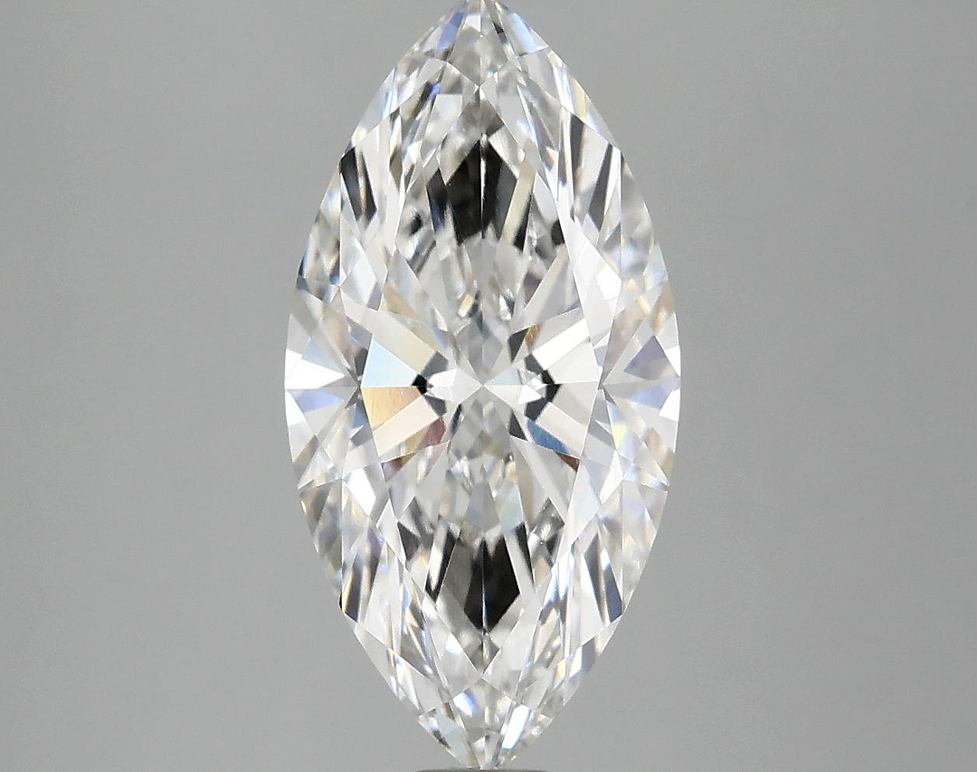 2.88 Carat Marquise Shaped Ideal Cut VVS2 IGI Certified Lab Grown Diamond