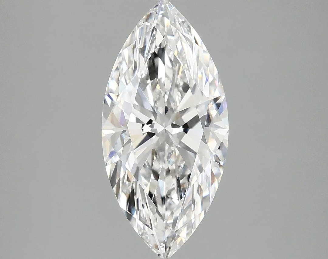 1.97 Carat Marquise Shaped Excellent Cut VVS2 IGI Certified Lab Grown Diamond