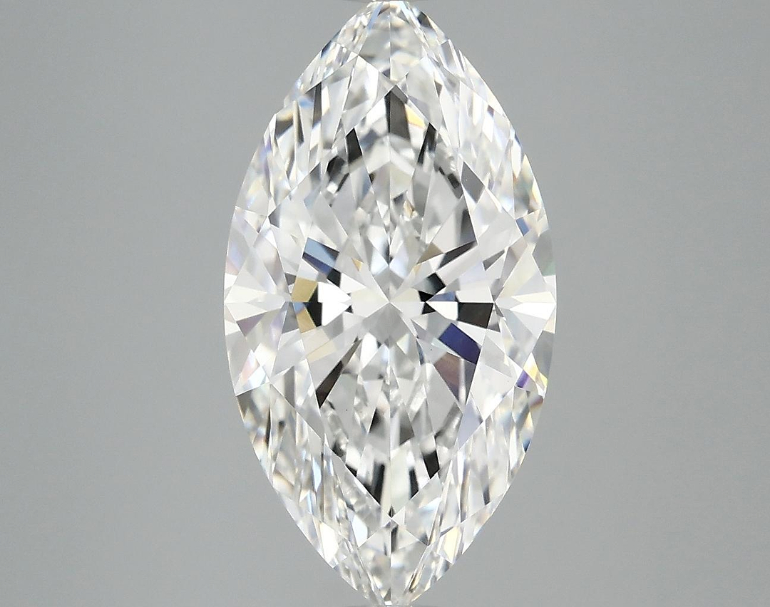 3.82 Carat Marquise Shaped Excellent Cut VVS2 IGI Certified Lab Grown Diamond