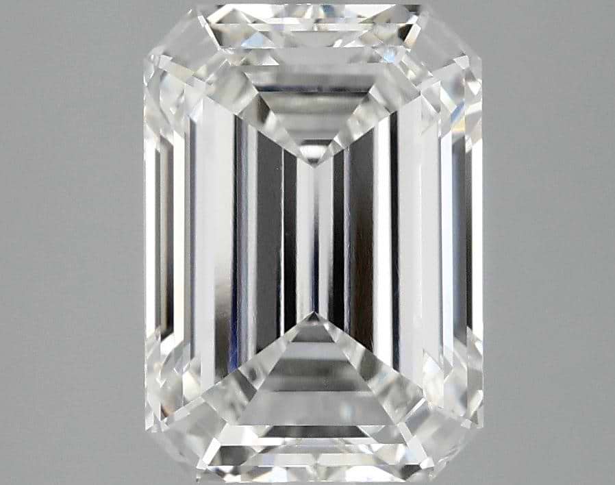 3.5 Carat Emerald Shaped Ideal Cut VVS2 IGI Certified Lab Grown Diamond