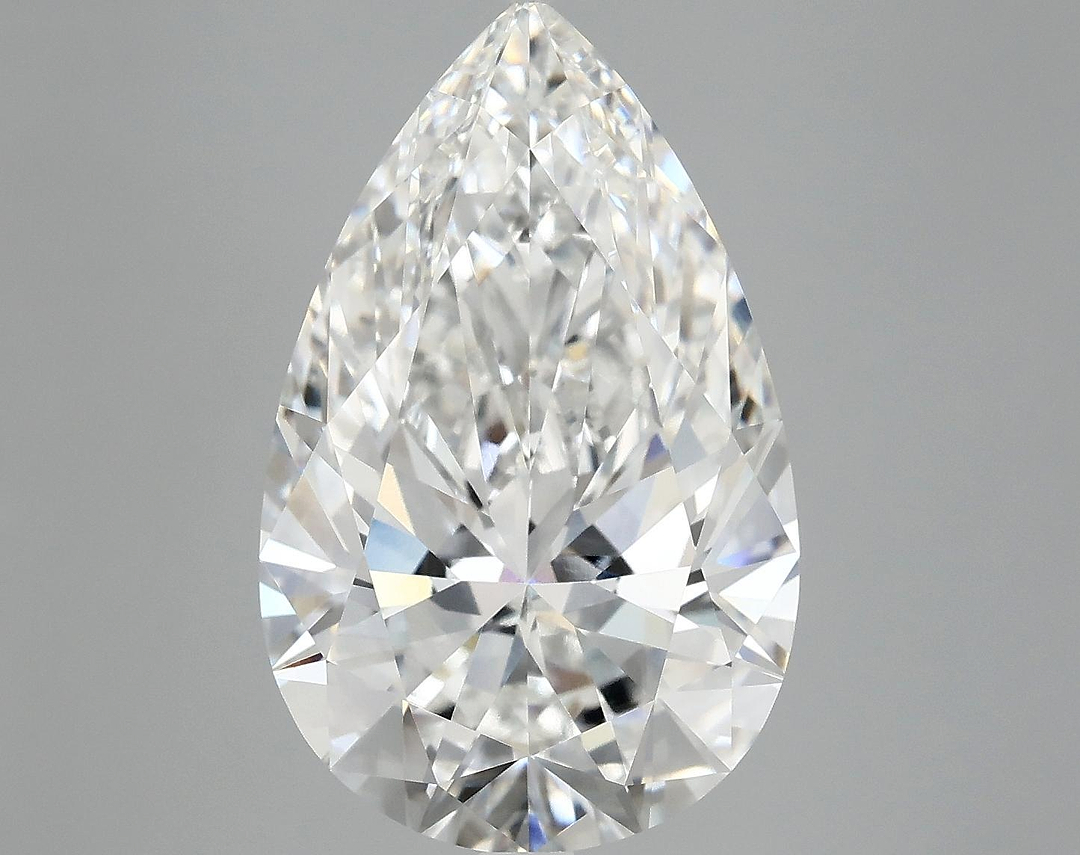 7.02 Carat Pear Shaped Ideal Cut VVS2 IGI Certified Lab Grown Diamond