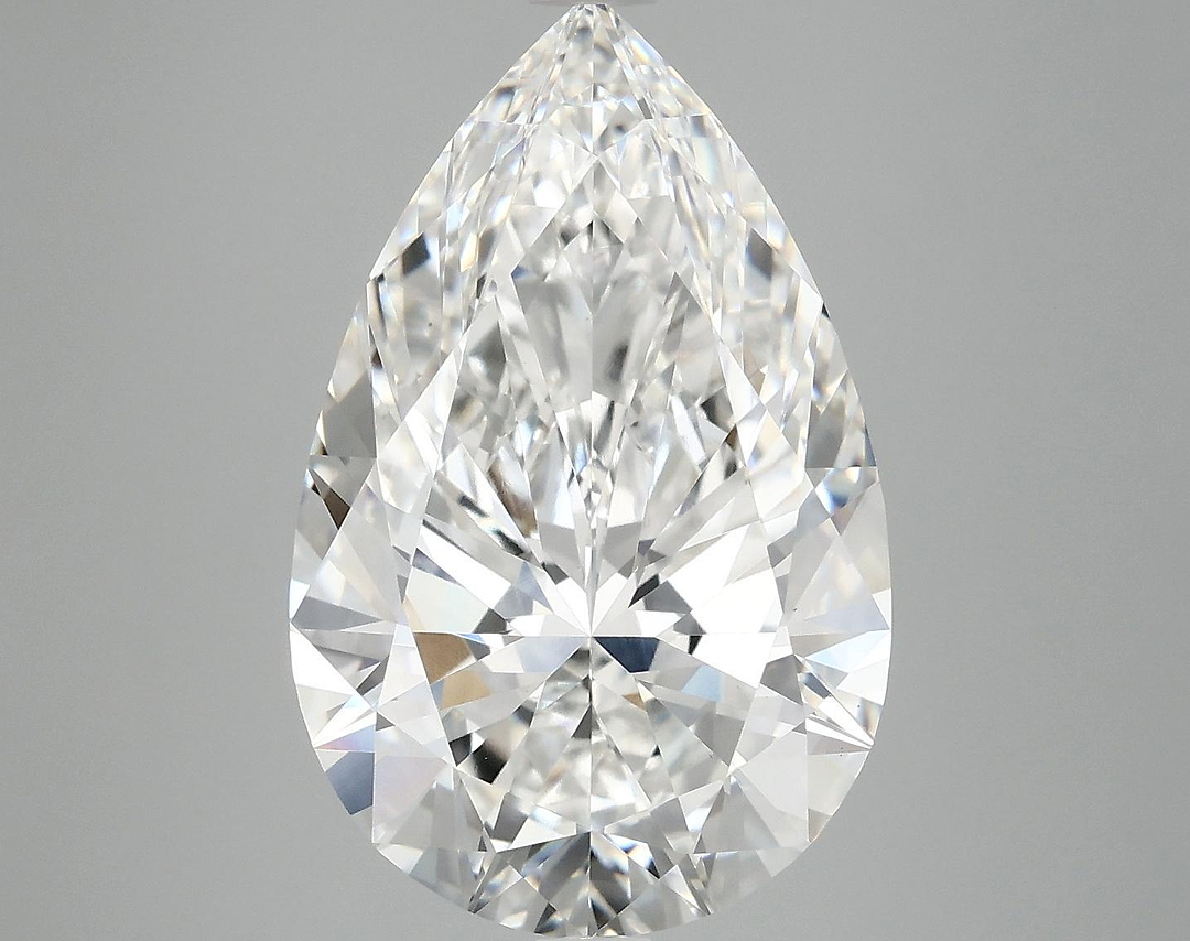 6.82 Carat Pear Shaped Ideal Cut VS1 IGI Certified Lab Grown Diamond