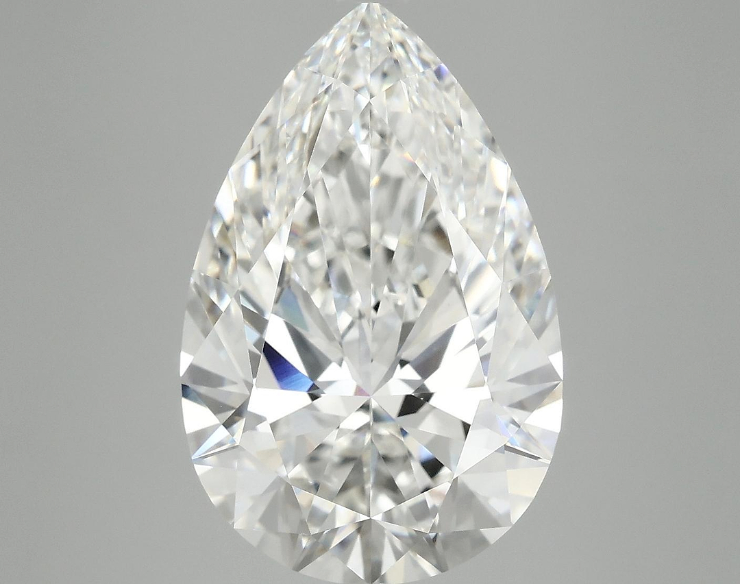 7.2 Carat Pear Shaped Excellent Cut VVS2 IGI Certified Lab Grown Diamond