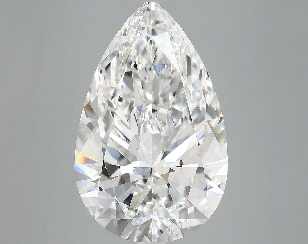 7.05 Carat Pear Shaped Ideal Cut VVS2 IGI Certified Lab Grown Diamond