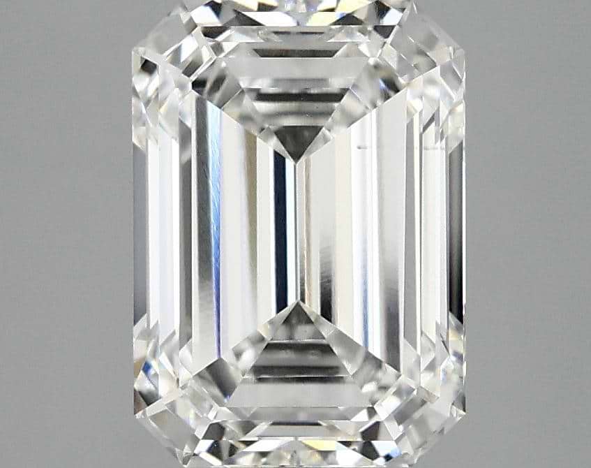 3.17 Carat Emerald Shaped Ideal Cut VS1 IGI Certified Lab Grown Diamond