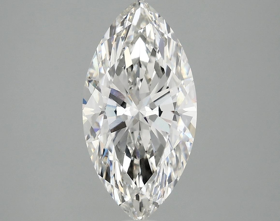 2.56 Carat Marquise Shaped Ideal Cut VVS2 IGI Certified Lab Grown Diamond