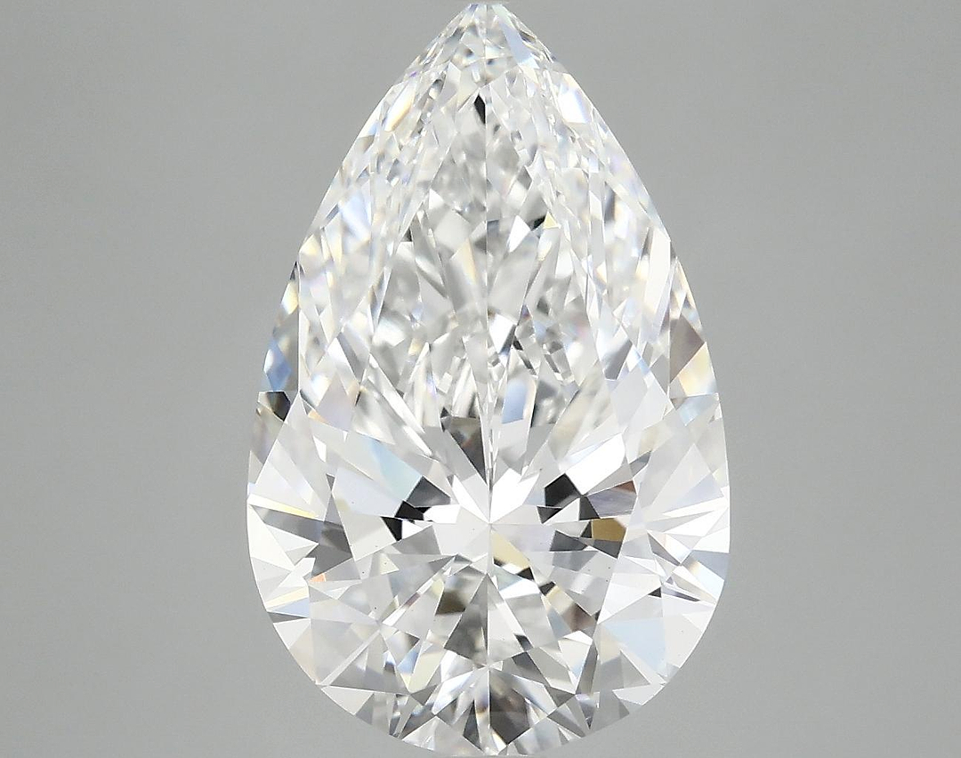 5.06 Carat Pear Shaped Ideal Cut VS1 IGI Certified Lab Grown Diamond