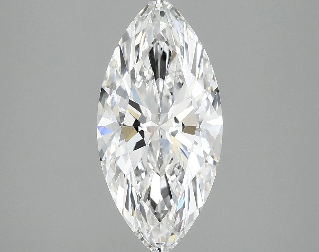 2.1 Carat Marquise Shaped Excellent Cut VVS2 IGI Certified Lab Grown Diamond