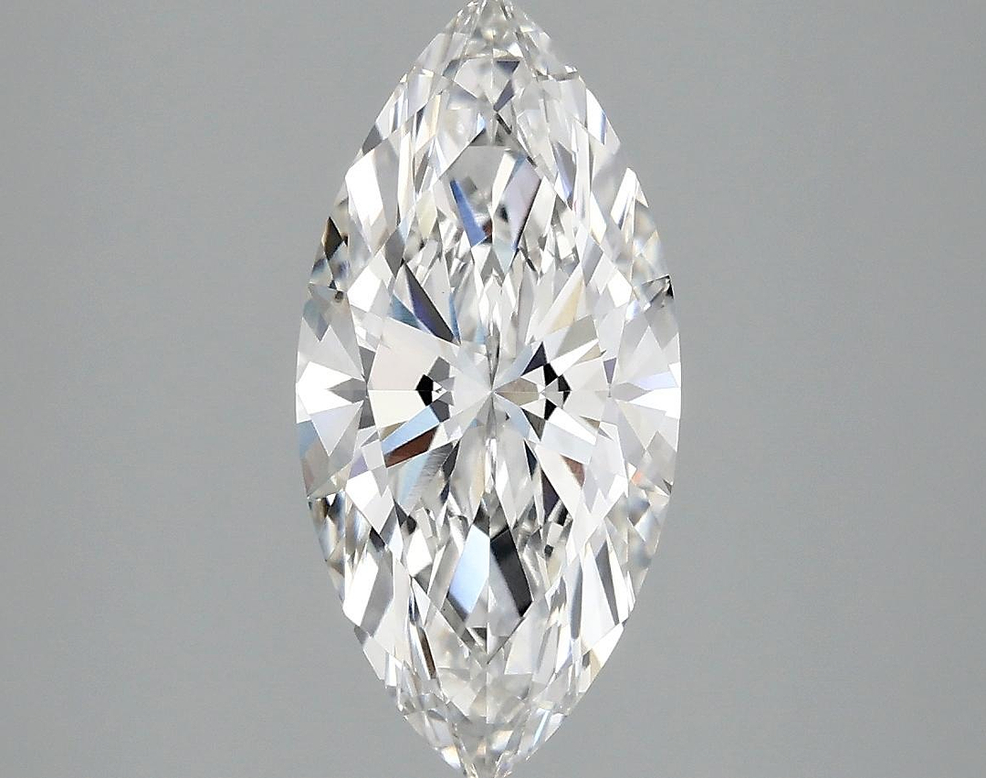 2.09 Carat Marquise Shaped Excellent Cut VVS2 IGI Certified Lab Grown Diamond