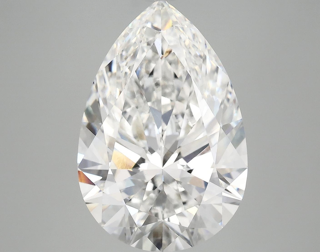 7.46 Carat Pear Shaped Excellent Cut VVS2 IGI Certified Lab Grown Diamond