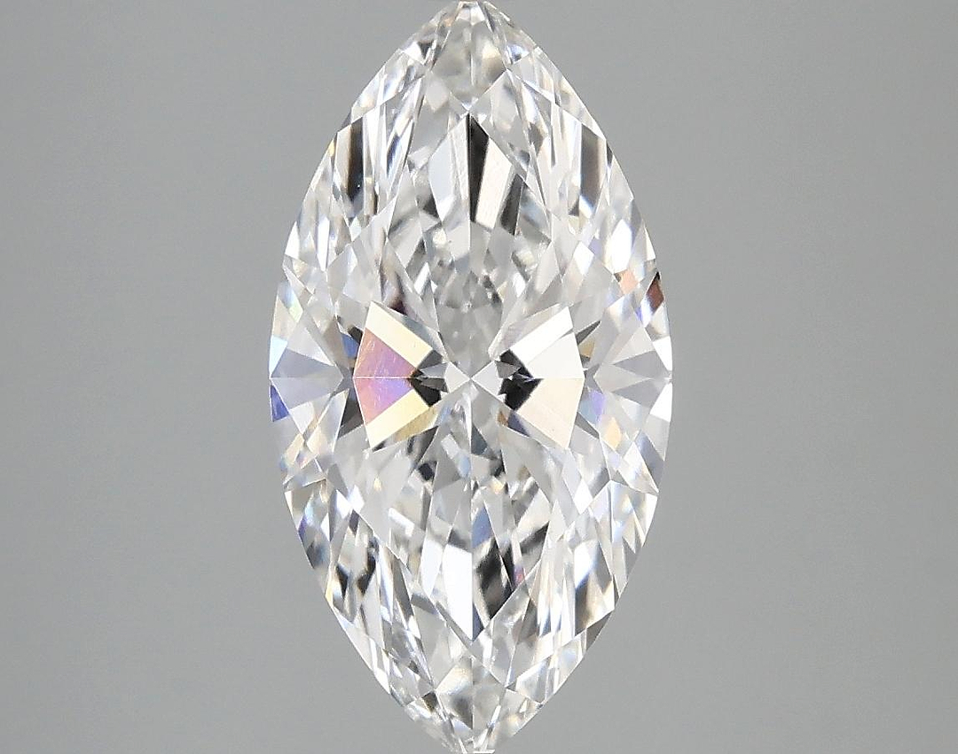 2.52 Carat Marquise Shaped Ideal Cut VVS2 IGI Certified Lab Grown Diamond