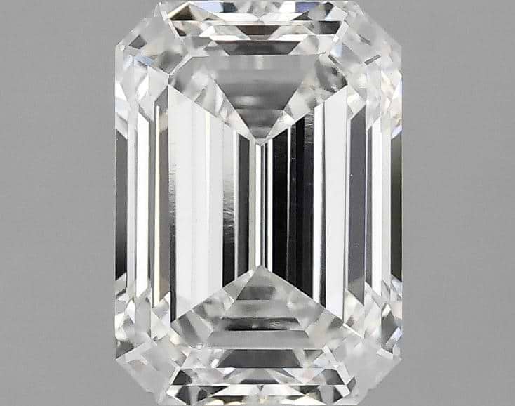 2.04 Carat Emerald Shaped Ideal Cut VVS2 IGI Certified Lab Grown Diamond