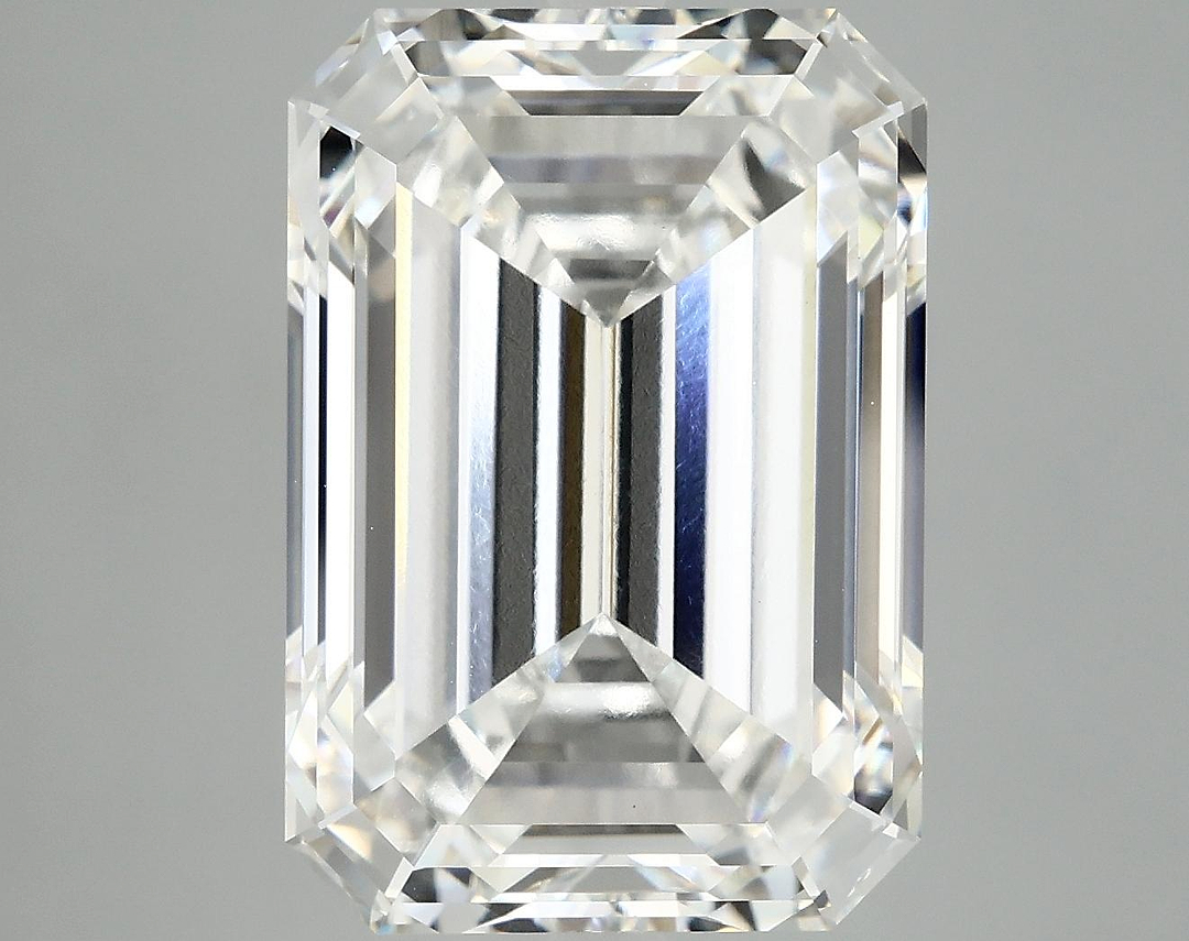 12.24 Carat Emerald Shaped Ideal Cut VVS2 IGI Certified Lab Grown Diamond