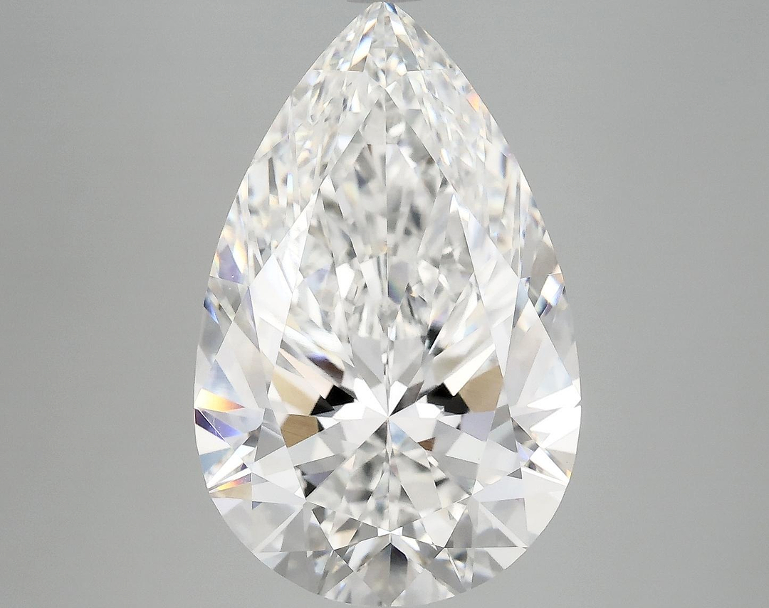 7.2 Carat Pear Shaped Ideal Cut VVS2 IGI Certified Lab Grown Diamond