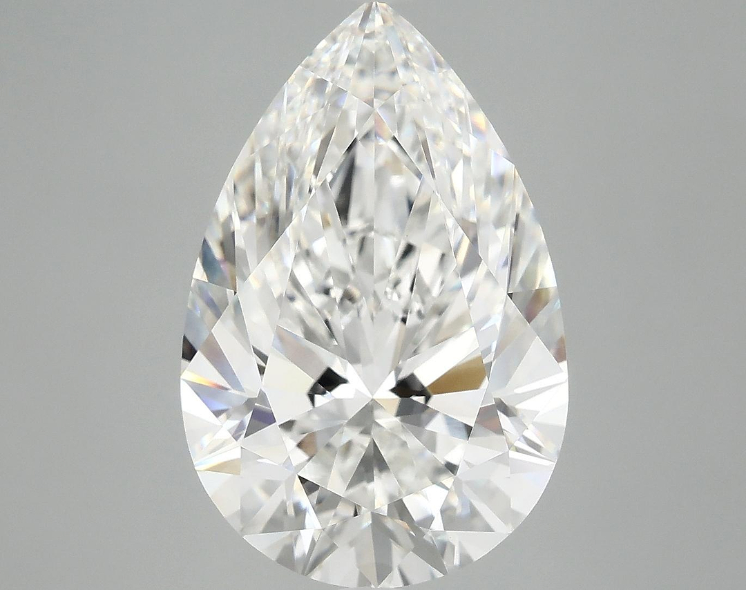 6.7 Carat Pear Shaped Excellent Cut VVS2 IGI Certified Lab Grown Diamond
