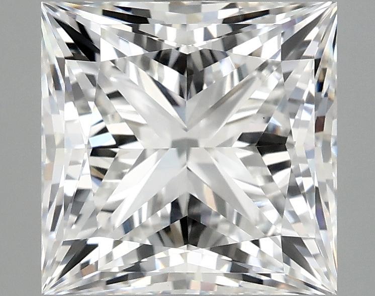 2.58 Carat Princess Shaped Ideal Cut VVS2 IGI Certified Lab Grown Diamond