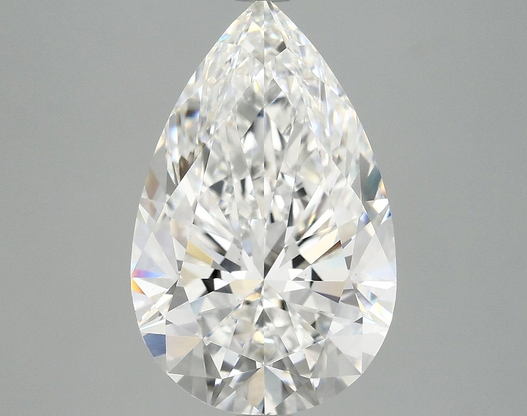 4.9 Carat Pear Shaped Ideal Cut VS1 IGI Certified Lab Grown Diamond