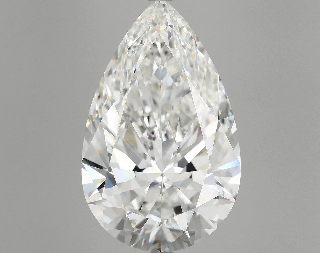 12.14 Carat Pear Shaped Ideal Cut VVS2 IGI Certified Lab Grown Diamond