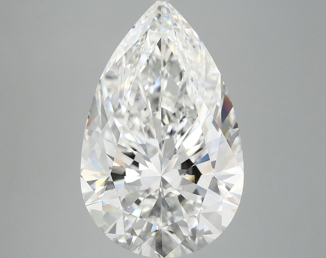 7.18 Carat Pear Shaped Ideal Cut VVS2 IGI Certified Lab Grown Diamond