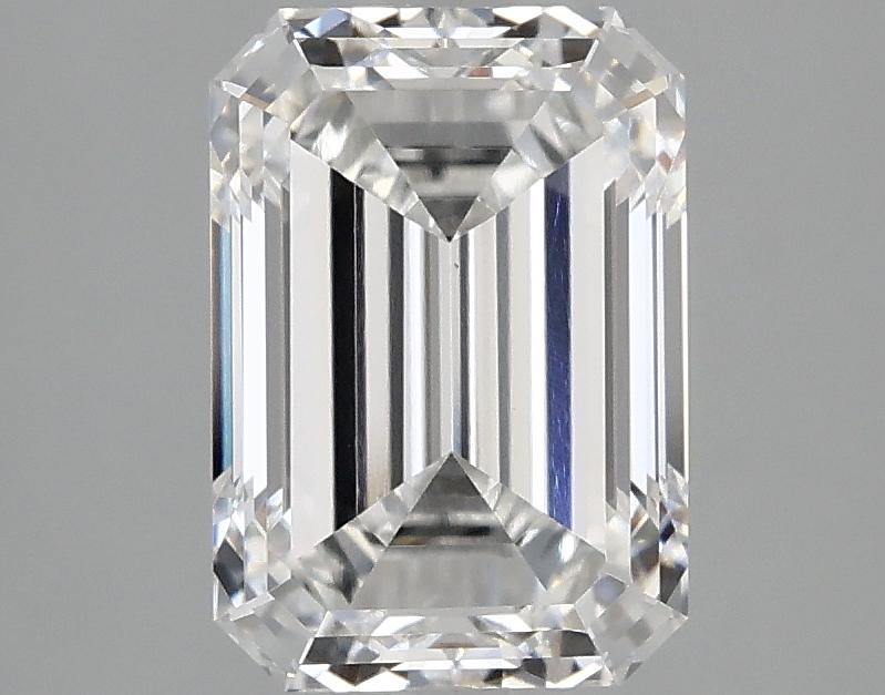 2.54 Carat Emerald Shaped Ideal Cut VS1 IGI Certified Lab Grown Diamond