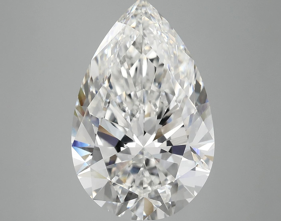7.03 Carat Pear Shaped Ideal Cut VS1 IGI Certified Lab Grown Diamond