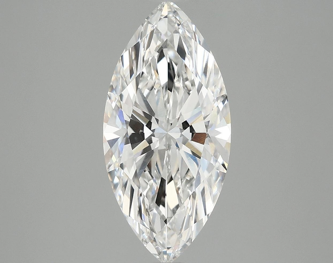 2.59 Carat Marquise Shaped Excellent Cut VVS2 IGI Certified Lab Grown Diamond