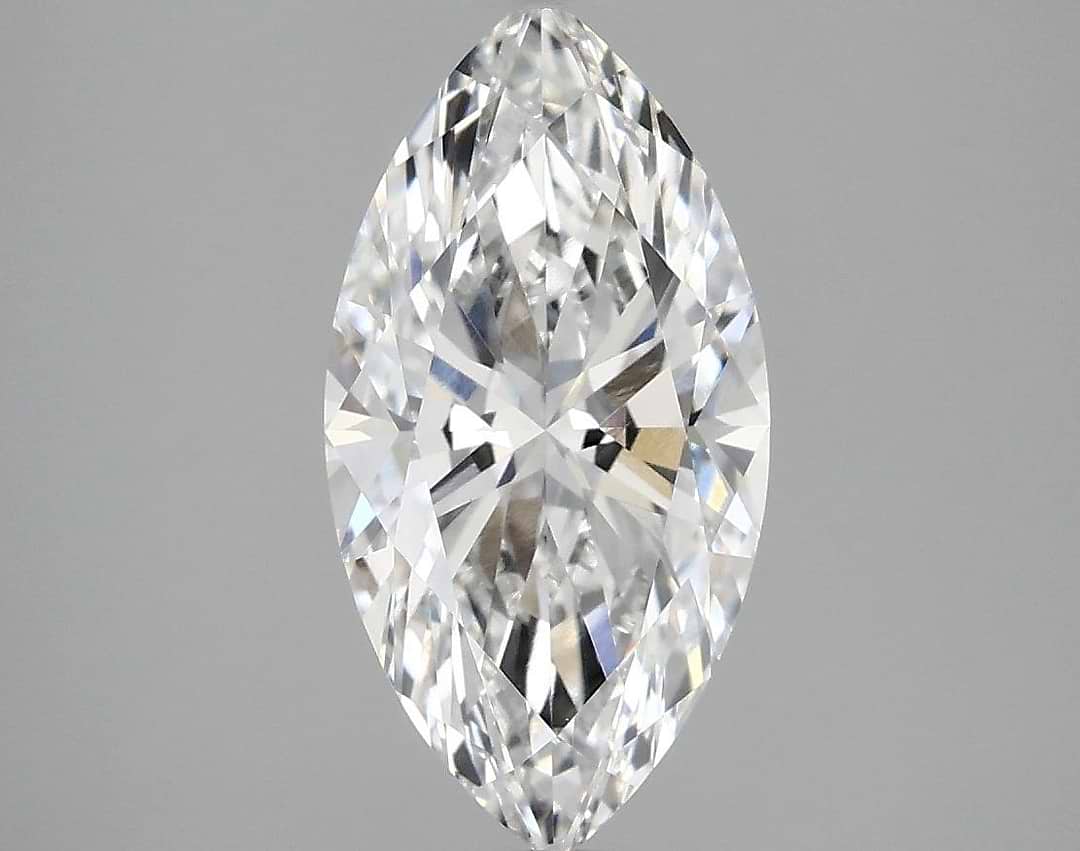 2.0 Carat Marquise Shaped Ideal Cut VS1 IGI Certified Lab Grown Diamond