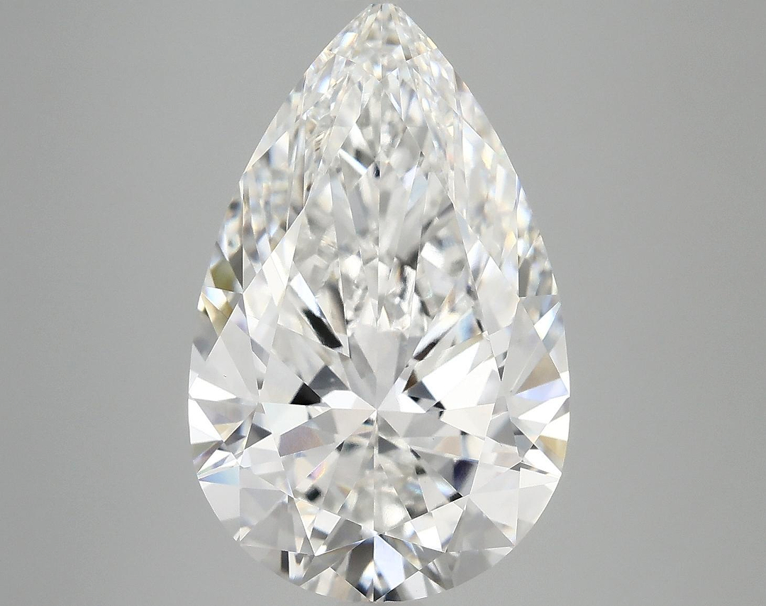 6.94 Carat Pear Shaped Ideal Cut VVS2 IGI Certified Lab Grown Diamond