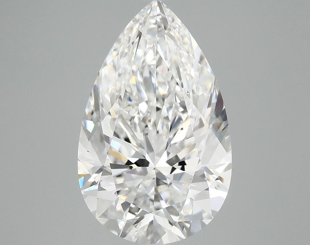 4.9 Carat Pear Shaped Ideal Cut VS2 IGI Certified Lab Grown Diamond