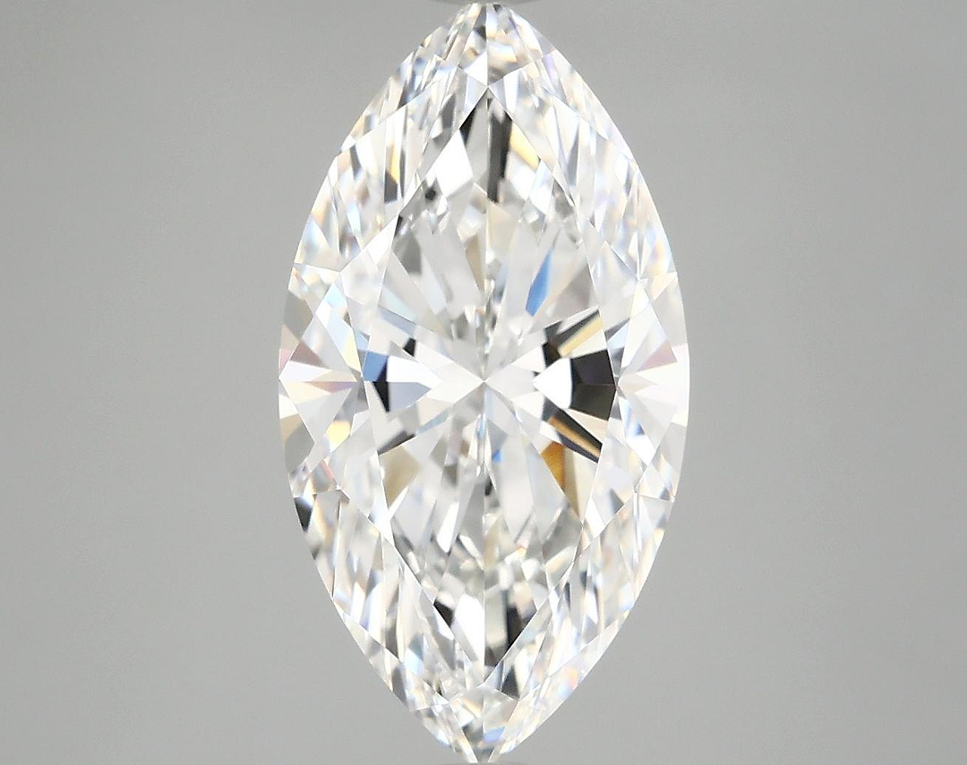 3.96 Carat Marquise Shaped Excellent Cut VVS2 IGI Certified Lab Grown Diamond
