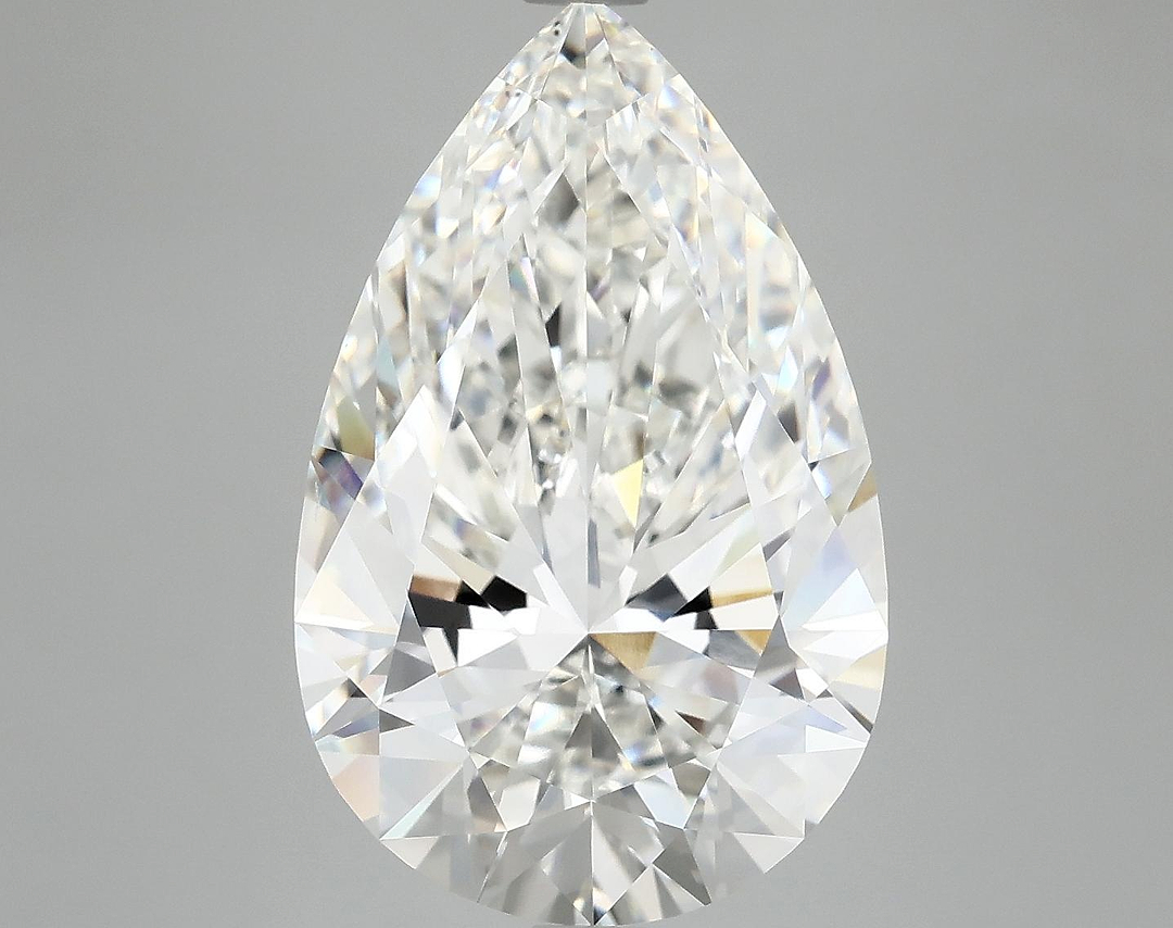 7.38 Carat Pear Shaped Ideal Cut VVS2 IGI Certified Lab Grown Diamond