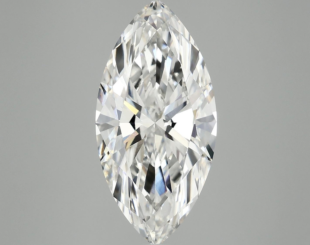 3.88 Carat Marquise Shaped Excellent Cut VVS2 IGI Certified Lab Grown Diamond