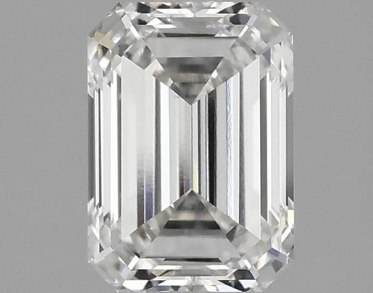 2.0 Carat Emerald Shaped Ideal Cut VS1 IGI Certified Lab Grown Diamond