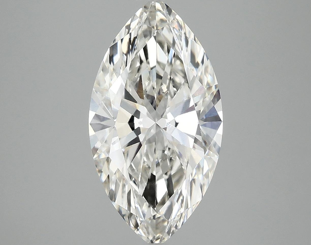3.03 Carat Marquise Shaped Excellent Cut VVS2 IGI Certified Lab Grown Diamond