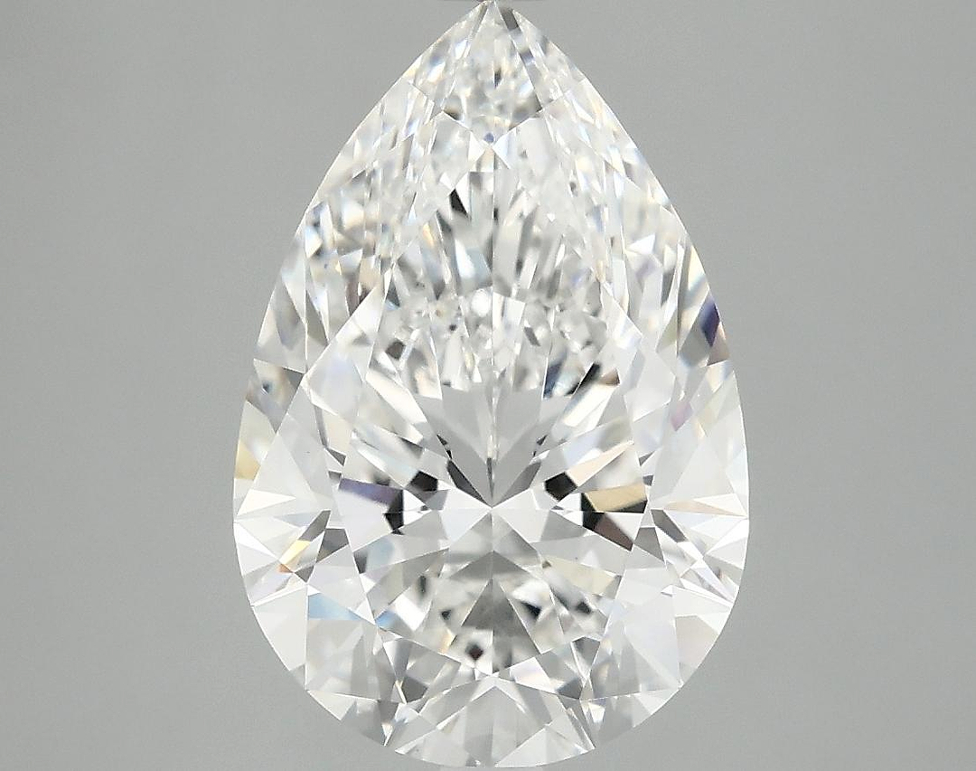 4.01 Carat Pear Shaped Excellent Cut VVS2 IGI Certified Lab Grown Diamond