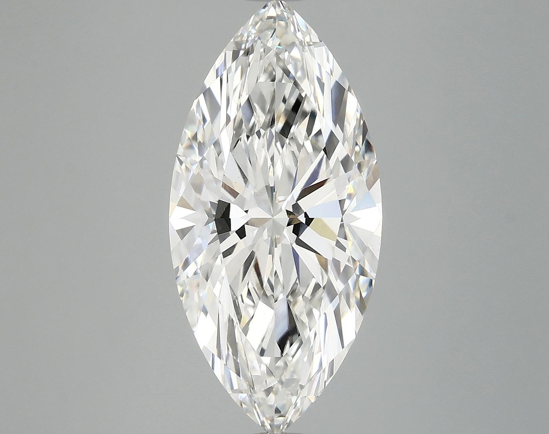 3.89 Carat Marquise Shaped Excellent Cut VVS2 IGI Certified Lab Grown Diamond