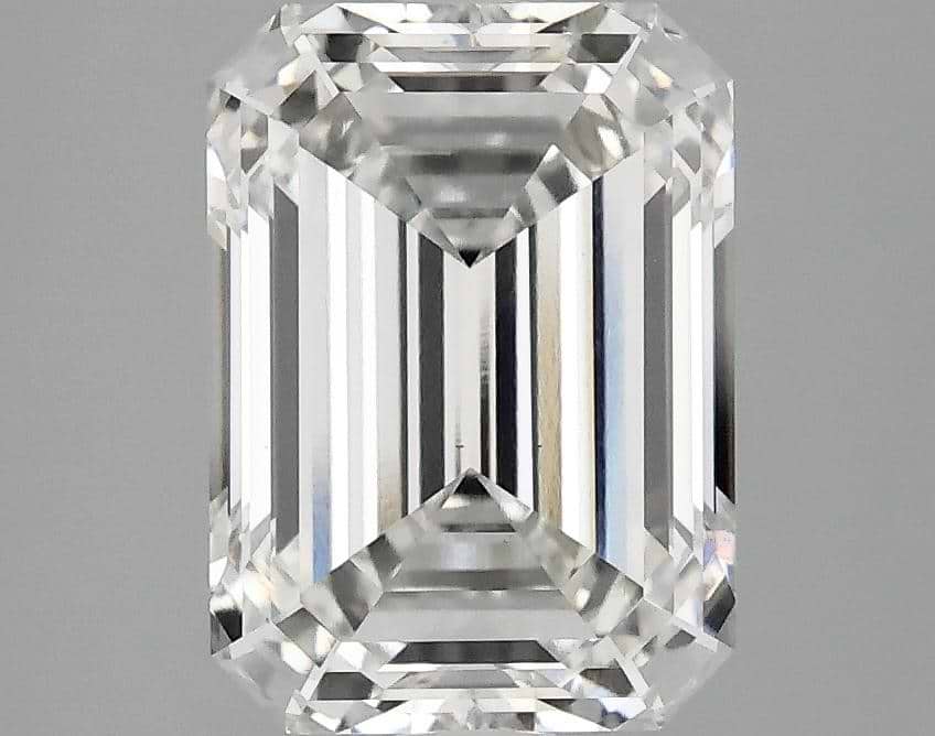 3.19 Carat Emerald Shaped Excellent Cut VS1 IGI Certified Lab Grown Diamond
