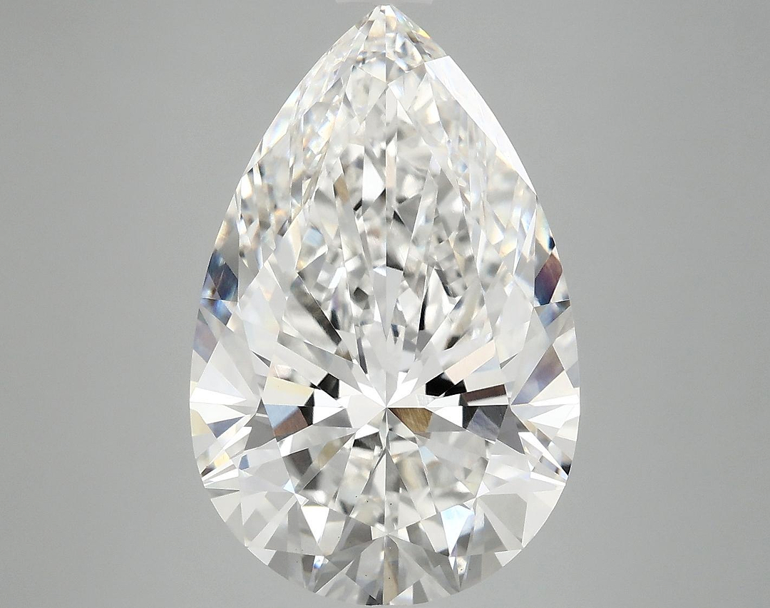7.13 Carat Pear Shaped Ideal Cut VS1 IGI Certified Lab Grown Diamond