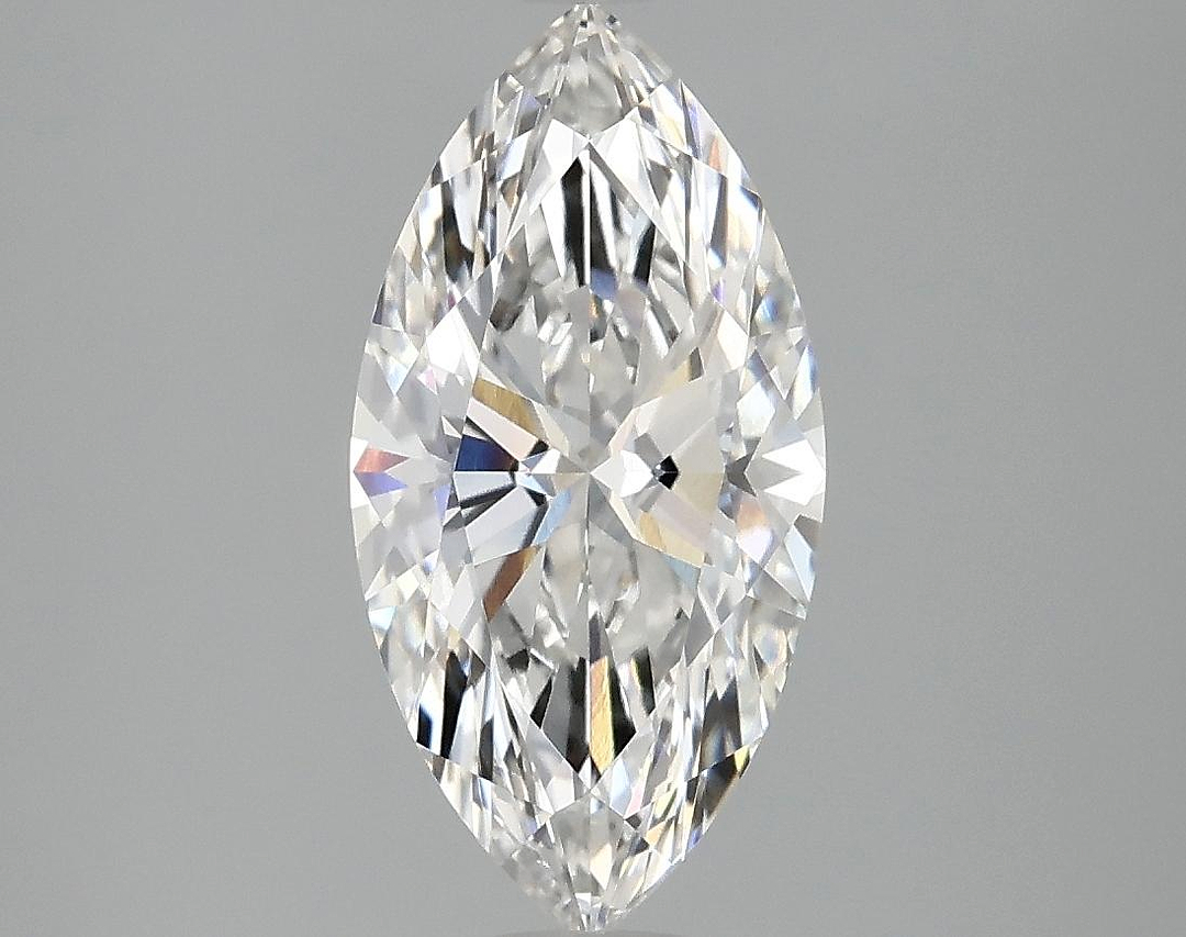 2.02 Carat Marquise Shaped Ideal Cut VVS2 IGI Certified Lab Grown Diamond