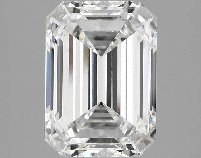 3.08 Carat Emerald Shaped Ideal Cut VS2 IGI Certified Lab Grown Diamond