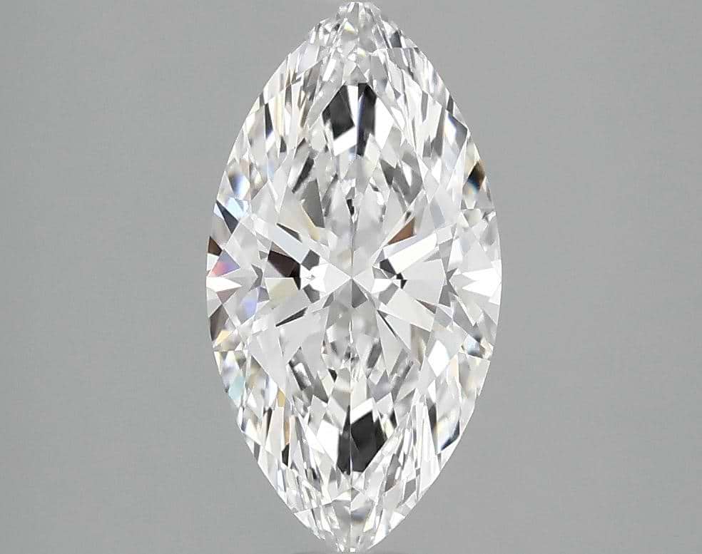 1.53 Carat Marquise Shaped Ideal Cut VVS2 IGI Certified Lab Grown Diamond